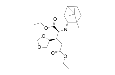 Diethyl N-[(1R,4R)-2-Bornylidene]-3-[(S)-1,3-dioxolan-4-yl]-(2R,3R)-glutamate