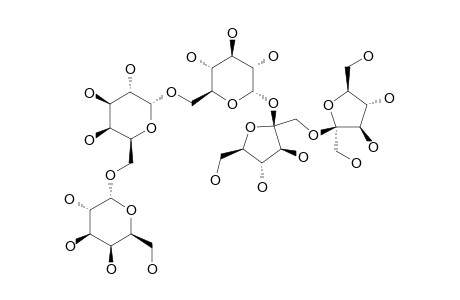 ALPHA-D-GALACTOPYRANOSYL-(1->6)-ALPHA-D-GALACTOPYRANOSYL-(1->6)-ALPHA-D-GLUCOPYRANOSYL-(1->2)-BETA-D-FRUCTOFURANOSYL-(1->2)-BETA-D-FRUCTOFURANOSIDE;DP(5