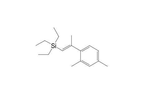 (E)-1-(1-Triethylsilyl-1-propen-2-yl)-2,4-dimethylbenzene