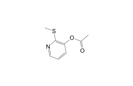 3-Pyridinol, 2-(methylthio)-, acetate (ester)