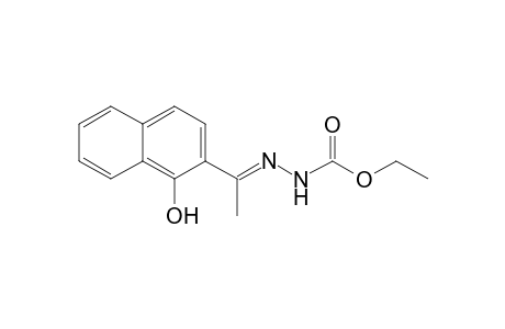 2-Acetyl-1-naphthol carbethoxyhydrazone