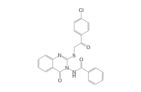 benzamide, N-(2-[[2-(4-chlorophenyl)-2-oxoethyl]thio]-4-oxo-3(4H)-quinazolinyl)-
