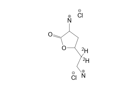 3-AMINO-5-(2-AMINO-1,1-DIDEUTERIOETHYL)-4,5-DIHYDROFURAN-2-ONE-DIHYDROCHLORIDE