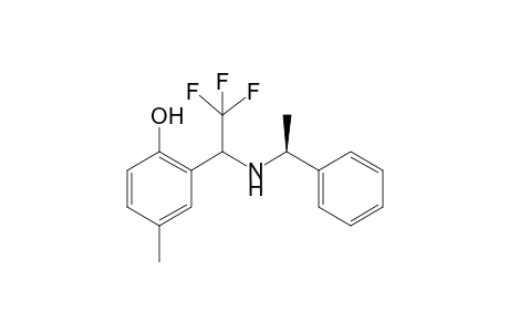 4-Methyl-2-[2,2,2-trifluoro-1-((S)-1-phenyl-ethylamino)-ethyl]-phenol