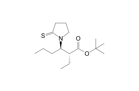 t-Butyl (2R,3R)-3-(2'-thioxopyrrolidin-1'-yl)-2-ethylhexanoate
