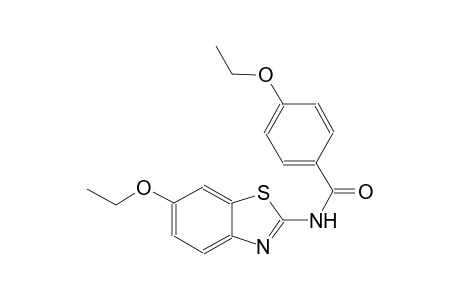 4-ethoxy-N-(6-ethoxy-1,3-benzothiazol-2-yl)benzamide