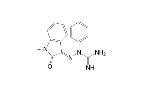 2-[(1',2'-Dihydro-1'-methyl-2'-oxo-3H-indol-3'-ylidene)-N-phenylhydrazinecarboximid]amide