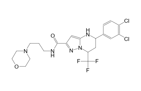5-(3,4-dichlorophenyl)-N-[3-(4-morpholinyl)propyl]-7-(trifluoromethyl)-4,5,6,7-tetrahydropyrazolo[1,5-a]pyrimidine-2-carboxamide