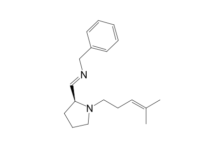 N-(4-Methyl-3-pentenyl)-(S)-prolinal benzylimine