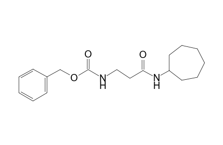 Benzyl 3-(cycloheptylamino)-3-oxopropylcarbamate