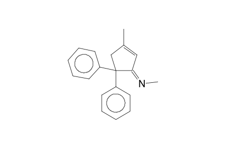 METHANAMINE, N-(3-METHYL-5,5-DIPHENYL-2-CYCLOPENTEN-1-YLIDENE)-