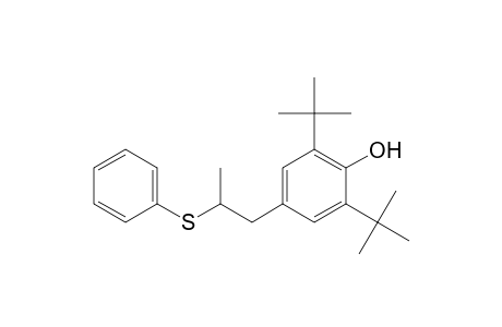 2,6-Ditert-butyl-4-[2-(phenylthio)propyl]phenol