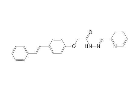 N(1)-[(Stilbenyloxy)methylenecarbonyl]-N(2)-(2"-pyridin-1"-yl)hydrazone