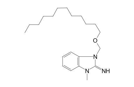 1-[(Dodecyloxy)methyl]-3-methyl-1,3-dihydro-2H-benzimidazol-2-imine