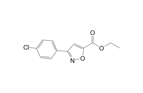 Ethyl 3-(4-Chlorophenyl)isoxazole-5-carboxylate