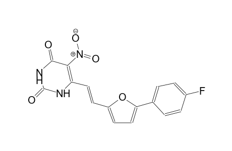 2,4(1H,3H)-pyrimidinedione, 6-[(E)-2-[5-(4-fluorophenyl)-2-furanyl]ethenyl]-5-nitro-