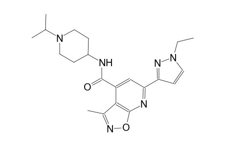 isoxazolo[5,4-b]pyridine-4-carboxamide, 6-(1-ethyl-1H-pyrazol-3-yl)-3-methyl-N-[1-(1-methylethyl)-4-piperidinyl]-
