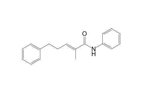 2-Methyl-N,5-diphenylpent-2-enamide