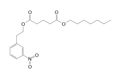 Glutaric acid, heptyl 3-nitrophenethyl ester