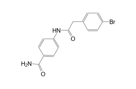 4-{[(4-bromophenyl)acetyl]amino}benzamide