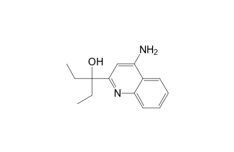3-(4-amino-2-quinolinyl)-3-pentanol