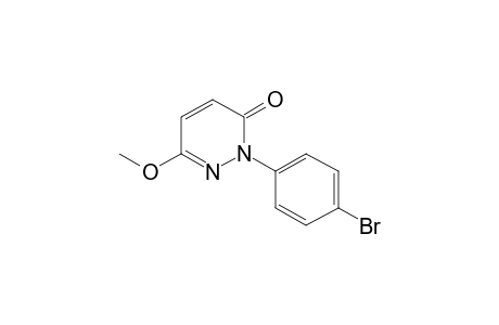 2-(p-BROMOPHENYL)-6-METHOXY-3(2H)-PYRIDAZINONE