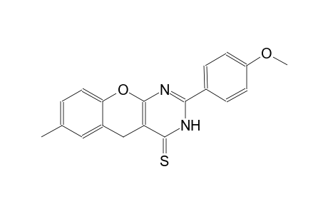4H-[1]benzopyrano[2,3-d]pyrimidine-4-thione, 3,5-dihydro-2-(4-methoxyphenyl)-7-methyl-