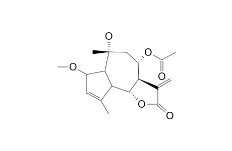 8-ACETOXY-2-METHOXY-10-HYDROXY-3,11(13)-GUAIADIEN-12,6-OLIDE