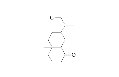 7-(2'-Chloro-1'-methylethyl)-4a-methyloctahydro-1-naphthalenone