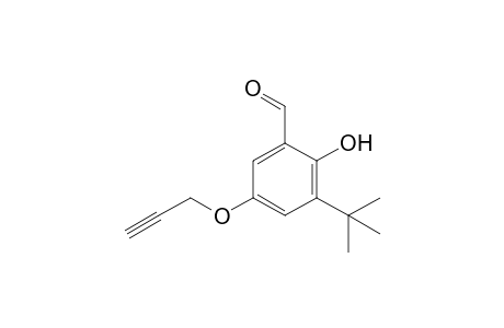 3-Tert-butyl-2-hydroxy-5-(prop-2-ynyloxy) benzaldehyde