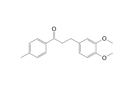3-(3,4-Dimethoxyphenyl)-1-(4-methylphenyl)-1-propanone