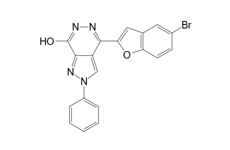 4-(5-bromobenzofuran-2-yl)-2-phenyl-2,6-dihydro-pyrazolo[3,4-d]-pyridazin-7-one