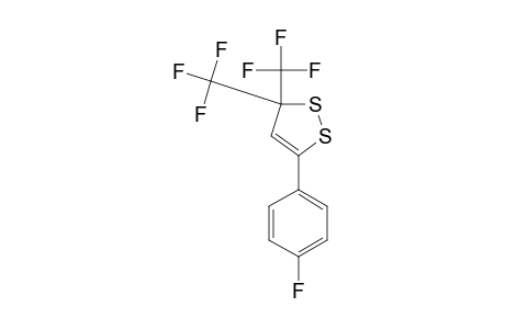 5-(4-FLUOROPHENYL)-3,3-BIS-(TRIFLUOROMETHYL)-3H-1,2-DITHIOLE