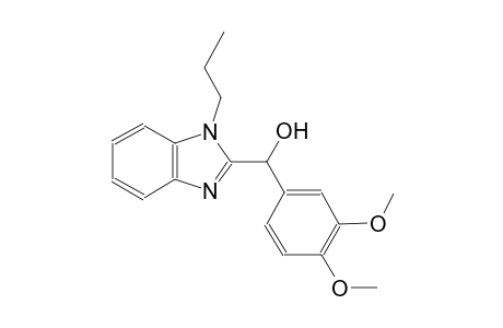 (3,4-dimethoxyphenyl)(1-propyl-1H-benzimidazol-2-yl)methanol