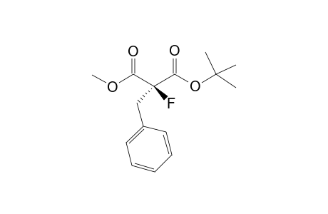 (S)-1-tert-butyl 3-methyl 2-benzyl-2-fluoromalonate