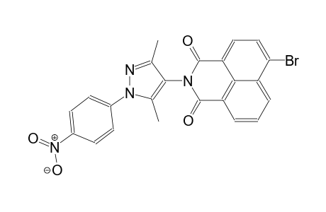 1H-benz[de]isoquinoline-1,3(2H)-dione, 6-bromo-2-[3,5-dimethyl-1-(4-nitrophenyl)-1H-pyrazol-4-yl]-