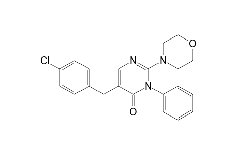 5-(4-Chlorobenzyl)-2-morpholin-4-yl-3-phenylpyrimidin-4(3H)-one