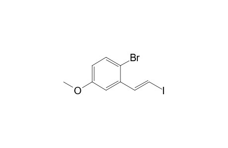 2-(2'-Iodoethenyl)-4-methoxy-1-bromobenzene