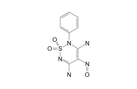 2-PHENYL-3,5-DIAMINO-4-NITROSO-2H-1,2,6-THIADIAZINE-1,1-DIOXIDE;ISOMER-A