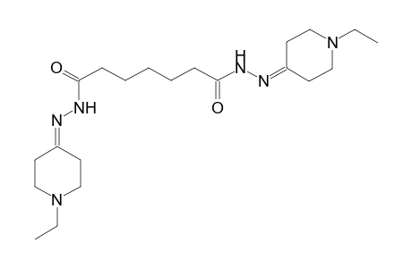 N'~1~,N'~7~-bis(1-ethyl-4-piperidinylidene)heptanedihydrazide