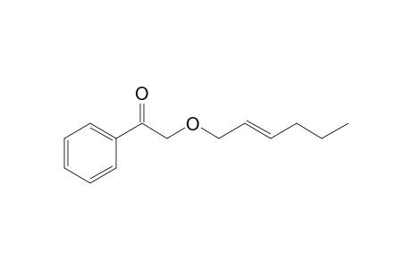 (E)-2-(Hex-2-enyloxy)-1-phenylethan-1-one