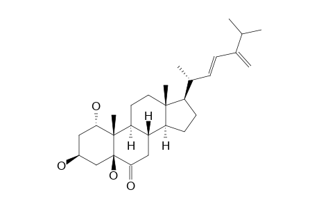 GIBBEROKETOSTEROL_B;24-METHYLEN-ECHOLEST-22-E-EN-1-ALPHA,3-BETA,5-BETA-TRIOL-6-ONE