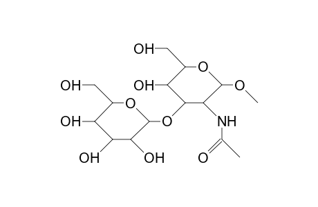 Methyl .beta.-D-galactopyranosyl-(1->3)-2-acet&amido-2-deoxy.beta.-D-glucopyranoside