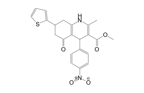 3-quinolinecarboxylic acid, 1,4,5,6,7,8-hexahydro-2-methyl-4-(4-nitrophenyl)-5-oxo-7-(2-thienyl)-, methyl ester
