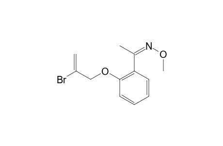 2-(2-BROMOALLYLOXY)-PHENYL-METHYL-KETONE-O-METHYLOXIME;MINOR-ISOMER