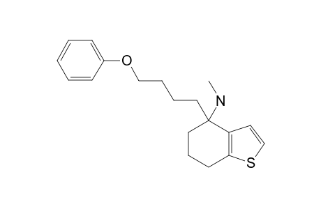 4,5,6,7-TETRAHYDRO-N-METHYL-4-(4-PHENOXYBUT-1-YL)-4-BENZO-[B]-THIOPHENAMINE