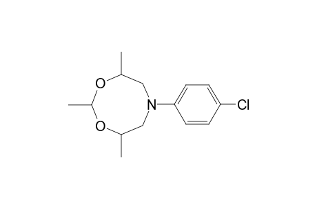 6-(PARA-CHLOROPHENYL)-2,4,8-TRIMETHYL-5,6,7,8-TETRAHYDRO-4H-DIOXAZOCINE