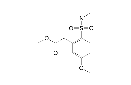 4-METHOXY-2-CARBOMETHOXYMETHYLBENZENE-N-METHYLSULFONAMIDE