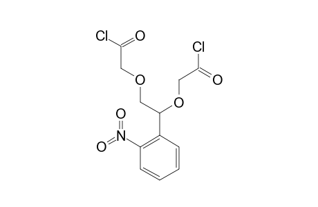 4-(2-NITROPHENYL)-3,6-DIOXAOCTANEDIOYL-CHLORIDE;2,2'-{[1-(2-NITROPHENYL)-ETHANE-1,2-DIYL]-BIS-(OXY)}-BIS-[ACETYL-CHLORIDE]