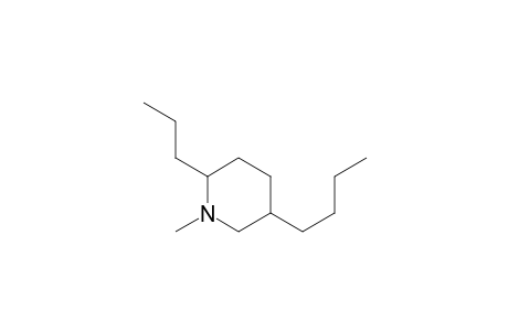 5-Butyl-1-methyl-2-propylpiperidine